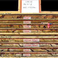 Discovery Drill Hole: 11MP-01, 2.44 g/t gold over 39 metres